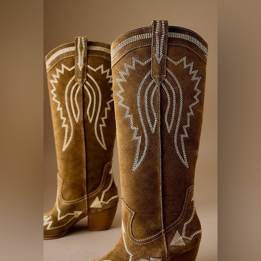 Matisse x Anthropologie Loretta Pull-On Western Boots - Picture 4 of 11